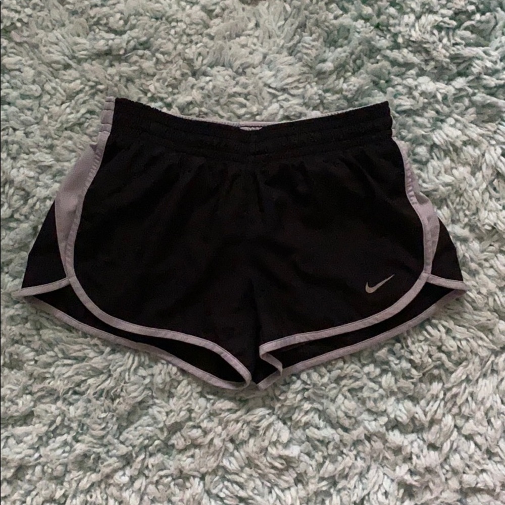 NIKE Black & White Women's Running Shorts